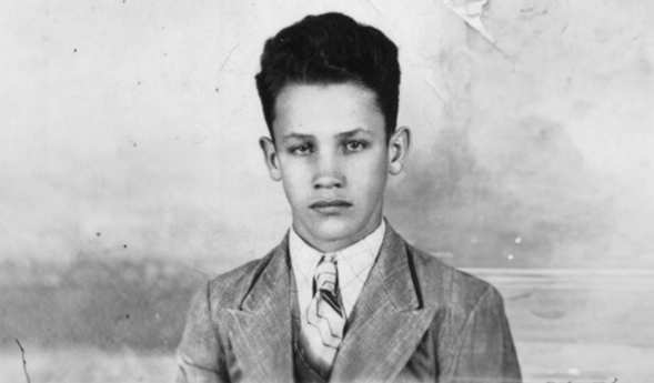 Foto de família antiga preto e branco