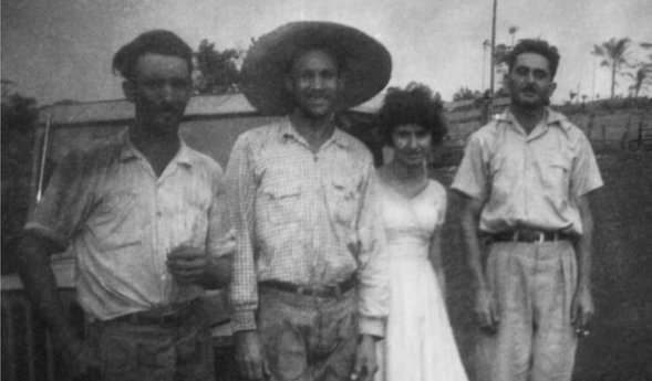 Foto de família antiga preto e branco